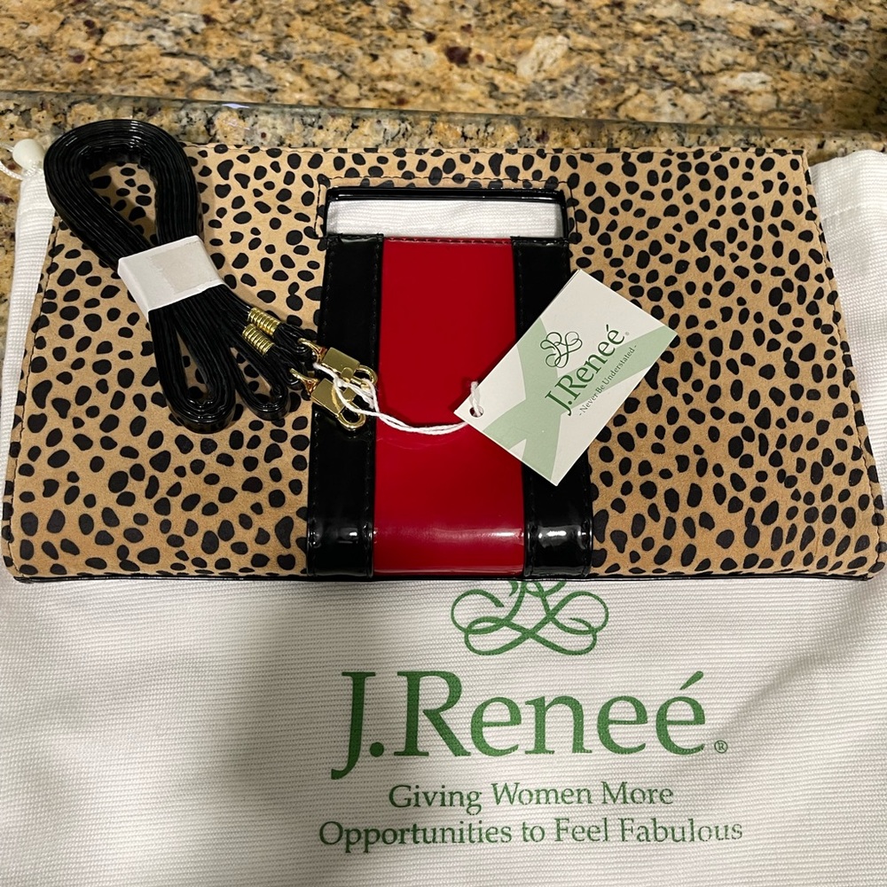 JRenee handbag with tags and dust bag